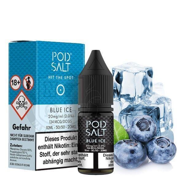 Pod Salt Blue Ice Nikotinsalz Liquid 10 ml 11mg