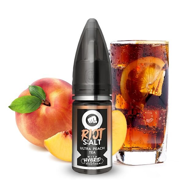 Riot Squad Black Edition Ultra Peach Tea Nikotinsalz Liquid 10ml 5mg