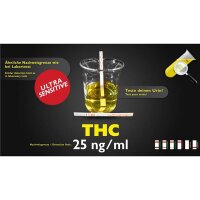 CleanUrin THC Test Sensitiv 25ng/ml Teststreifen