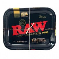 Raw Metall Rolling Tray Black 34x27,5cm