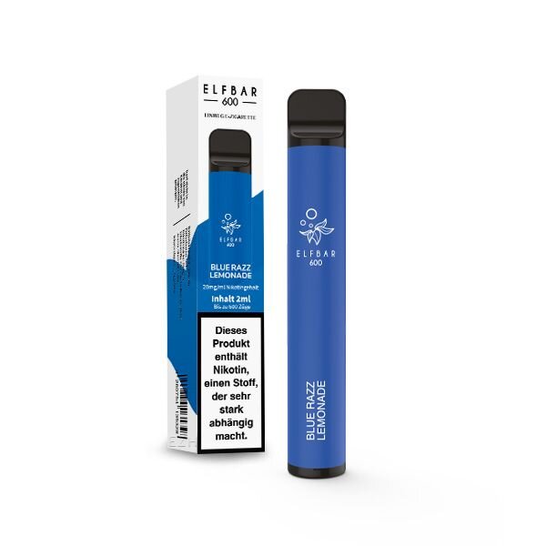 ElfBar 600 Einweg E-Zigarette Blue Razz Lemonade 20mg