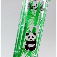 Black Leaf Panda Handbemalte Kolbenbong Ice
