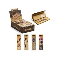 G-Rollz 50 KS Papers + Tips Bandsy´s Graffiti Unbleached Extra Thin