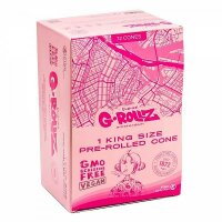 G-Rollz KS Cone Lightly Dyed Pink Pre-Rolled