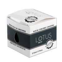 Black Leaf Lotus Grinder 4-tlg. weiß / keramikbeschichtet