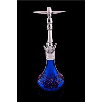 Dschinni Drip Crystal Purple Silver Shisha 4S